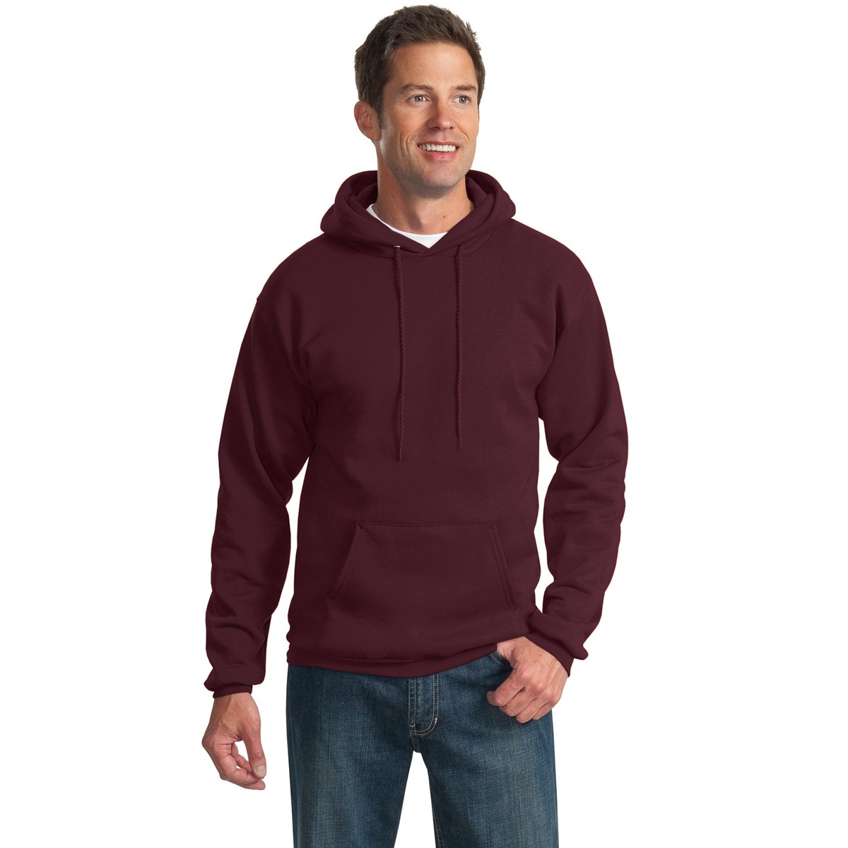 Hooded Sweatshirt- Maroon | TSE, Inc.