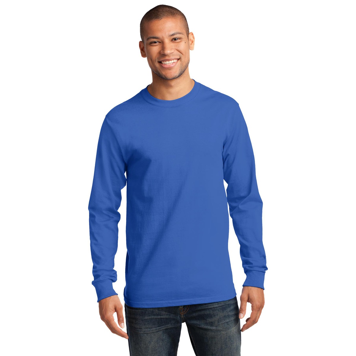 Long Sleeve T-shirt- Royal Blue – TSE, Inc.